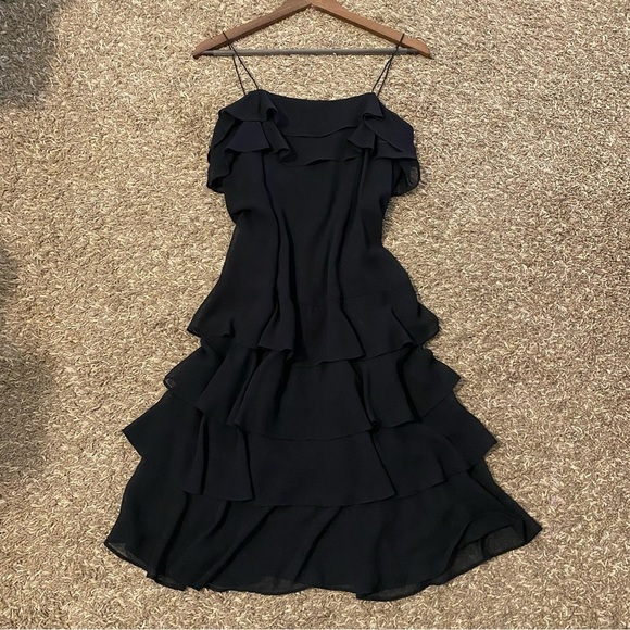 Dave & Johnny Dresses & Skirts - Vintage Y2K Black Ruffled Dress